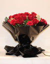 Red rose round bouquet