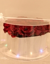 red roses box