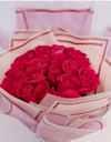 pink roses bouquets